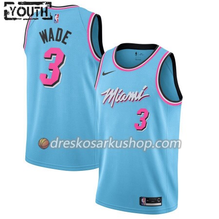 Dječji NBA Dres Miami Heat Dwyane Wade 3 Nike 2019-20 City Edition Swingman
